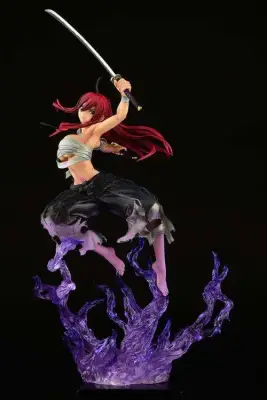 Statue Fairy Tail erza samurai shikkoku